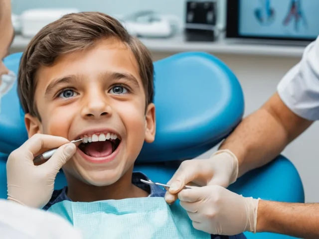 Qual o momento certo para levar o meu filho pela primeira vez ao dentista?